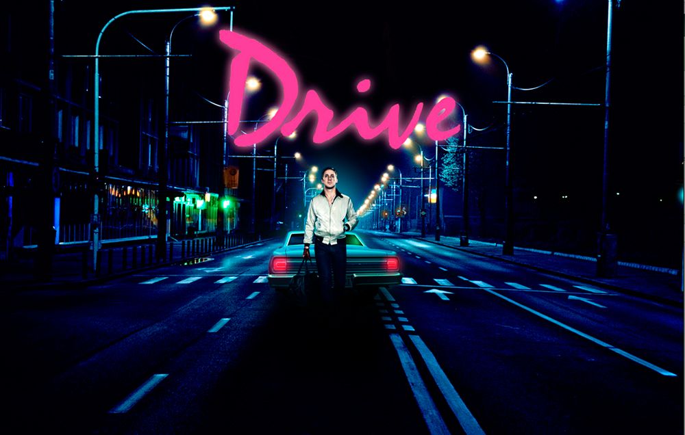 Imagen de publicidad de la película Drive