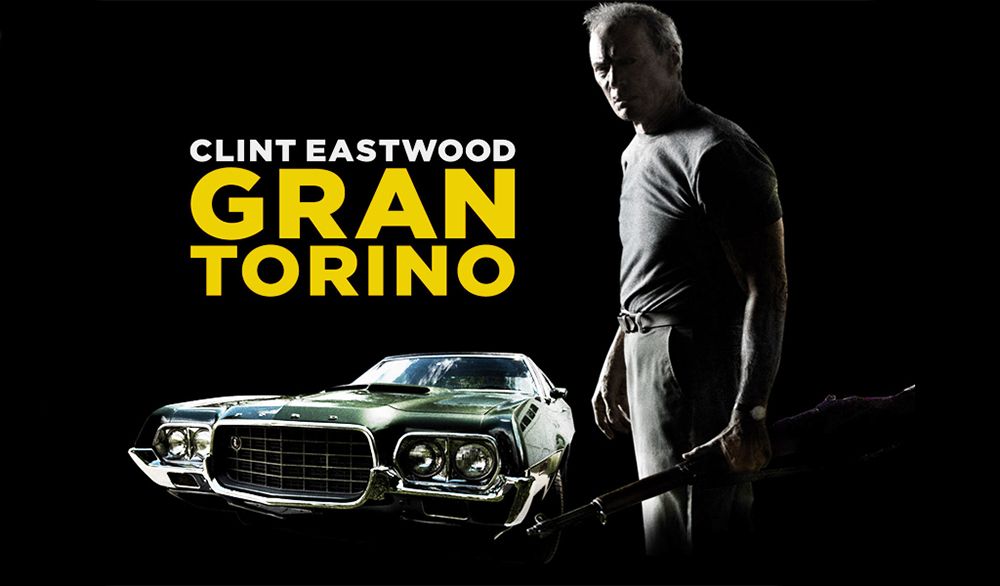 Imágen de publicidad de la película Gran Torino