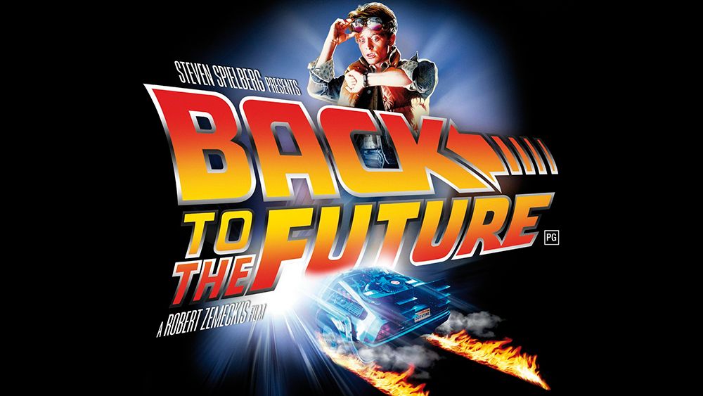 Imagen para la publicidad de la película Regreso al Futuro