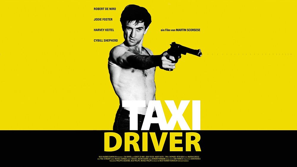 Imagen para la publicidad de la película Taxi Driver