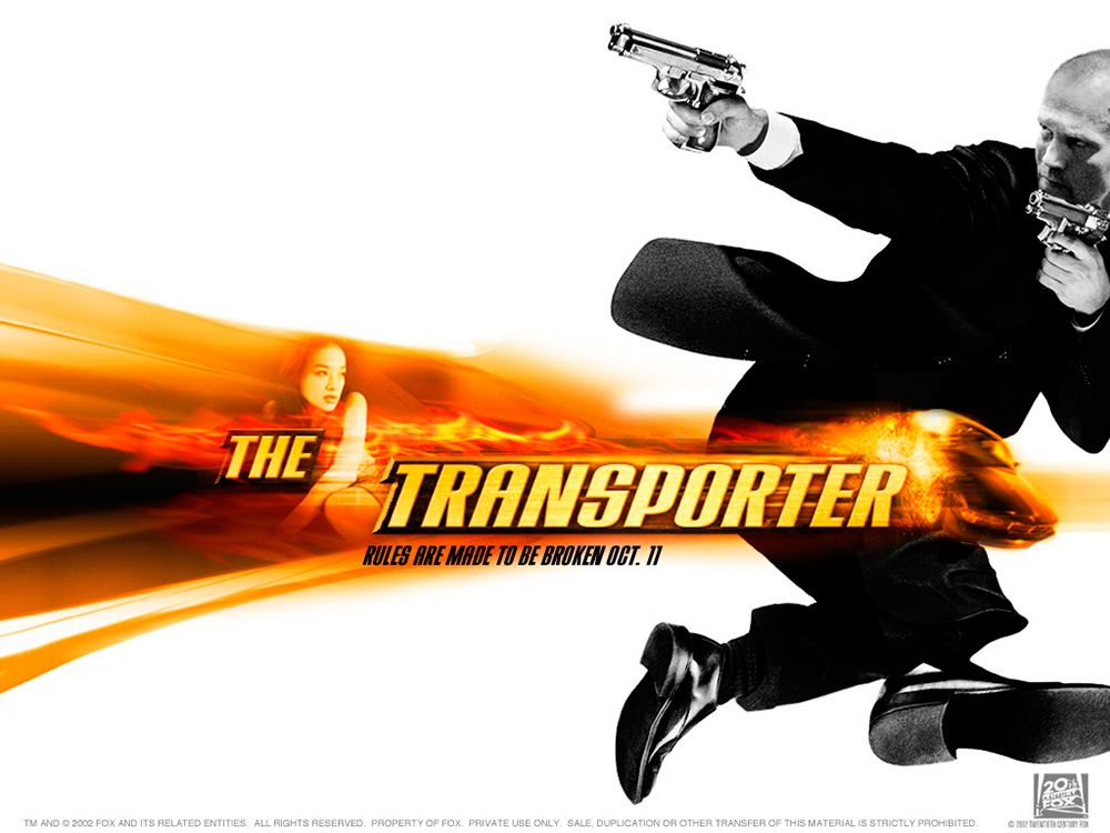 Imagen para la publicidad de la película The Transporter
