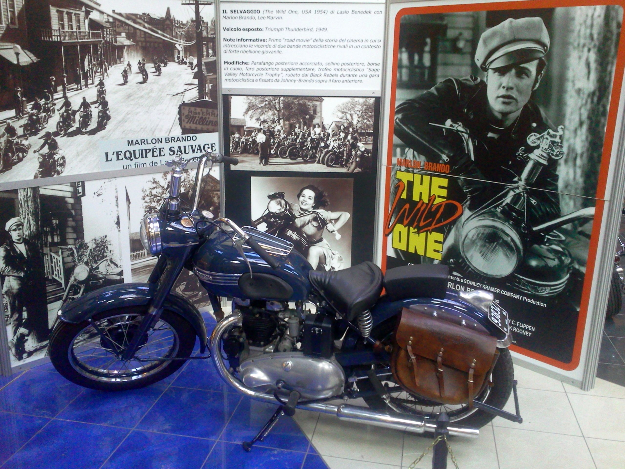 Moto Triumph Thunderbird de la película The Wild One