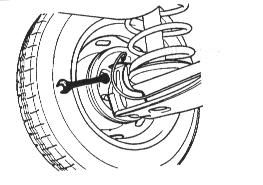 Reglaje de aproximación de zapatas en los frenos convencionales de tambor.