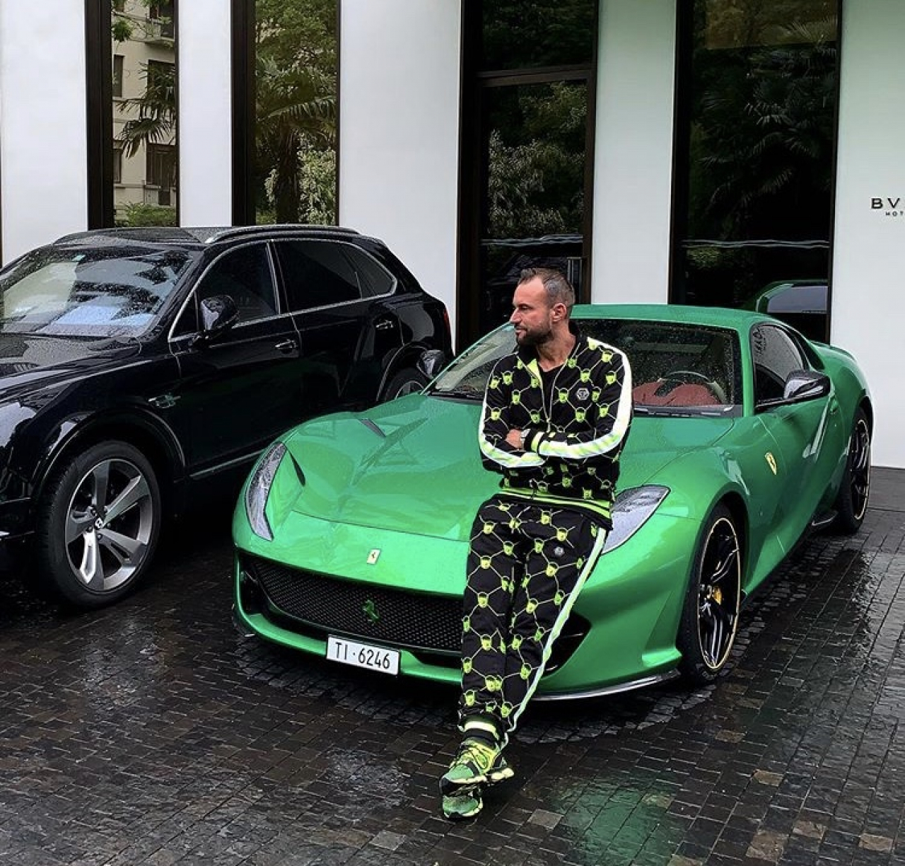 philipp plein ferrari verde