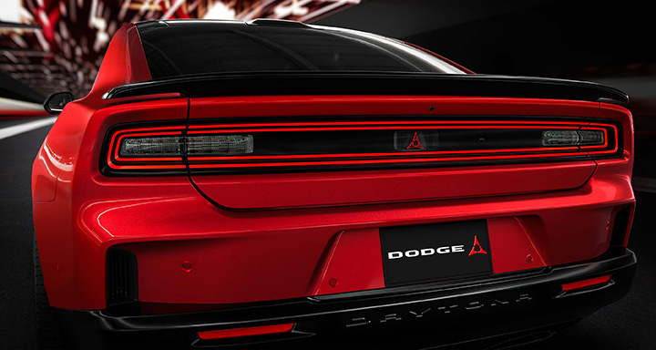 Parte trasera del Dodge Charger Daytona