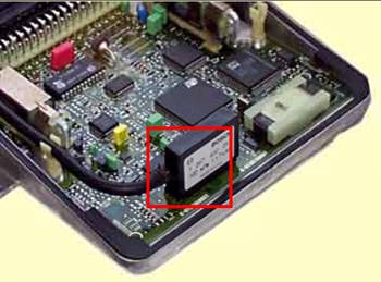 Detector integrado en el calculador