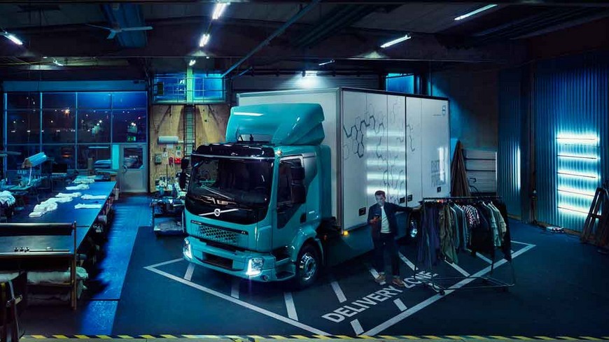 El primer camión eléctrico para uso comercial Volvo Fl Electric 