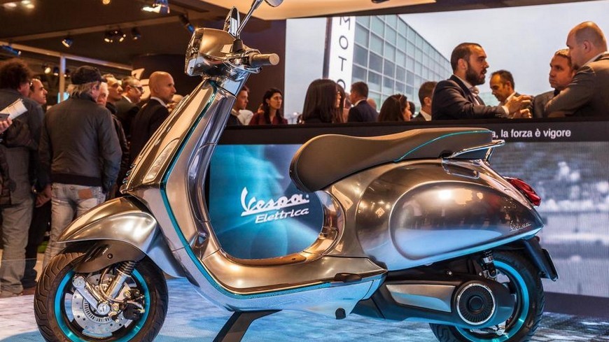 Nace la Vespa Elettrica y hay otra híbrida en desarrollo