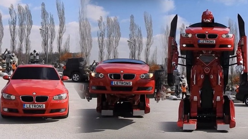 Un BMW convertido en Transformer... ¡y es real!
