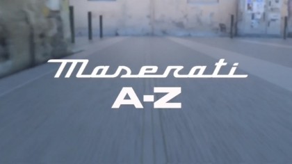 El alfabeto Maserati repasa la historia de la marca a través del abecedario, de la A a la Z