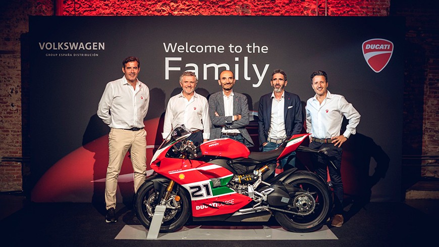 Volkswagen será el distribuidor de Ducati en España a partir de enero Volkswagen será el distribuidor de Ducati en España a partir de enero