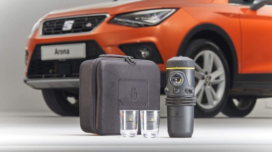 SEAT lanza una cafetera portatil: la Seat Handpresso