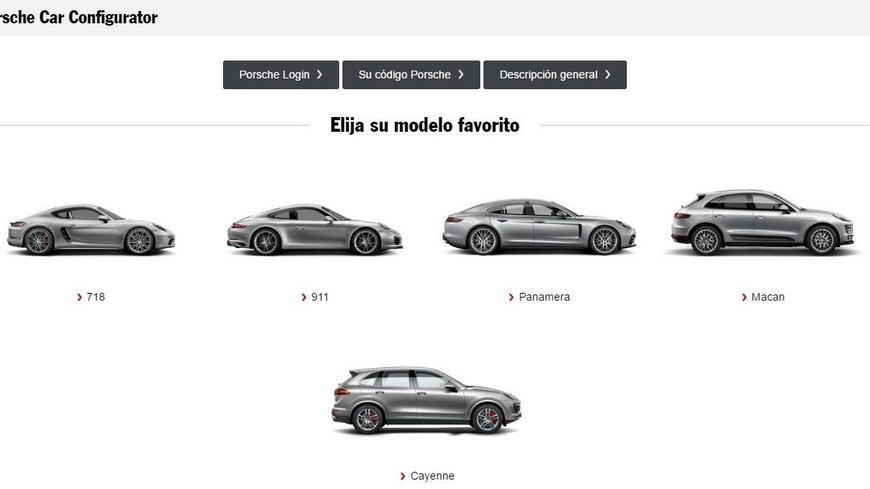 ¿Has probado el nuevo configurador de Porsche?