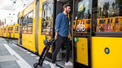 Llevar el patinete en transporte público es posible, pero no en todos