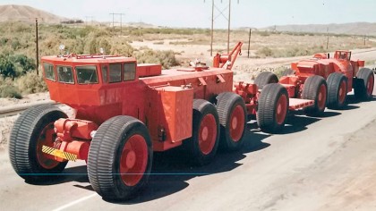 El Lutorno TC-497 Overland Train Mark II se sometió a un exhaustivo programa de pruebas de 500 horas durante varios años en el desierto de Arizona.