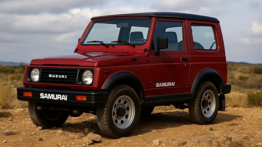 El Suzuki Samurai es un 4x4 compacto, fiable y sencillo, ideal para aventuras off-road. Un clásico robusto que sigue conquistando terrenos difíciles.