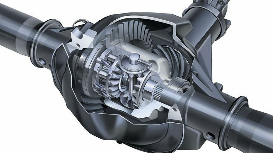 Puente trasero y diferencial
