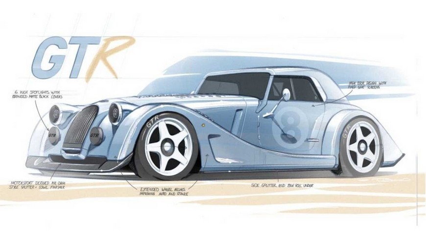 El boceto del Morgan Plus 8 GTR que ha dejado a todos con la boca abierta