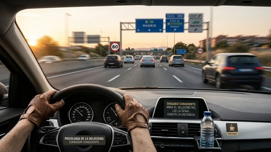 Tu cerebro usa atajos al conducir: atenci&oacute;n selectiva, efecto arrastre, ilusi&oacute;n de control e ira. Con rutinas y calma recuperas control y seguridad.