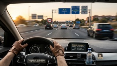 Tu cerebro usa atajos al conducir: atenci&oacute;n selectiva, efecto arrastre, ilusi&oacute;n de control e ira. Con rutinas y calma recuperas control y seguridad.