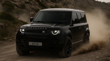 El Defender Octa Black combina lujo extremo y potencia off-road con motor V8, diseño oscuro y tecnología de punta para dominar cualquier terreno con estilo.