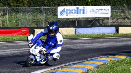Valerio Boni estuvo 24 horas girando en el circuito a lomos de una Polini 910 Carena RS HP 6.2