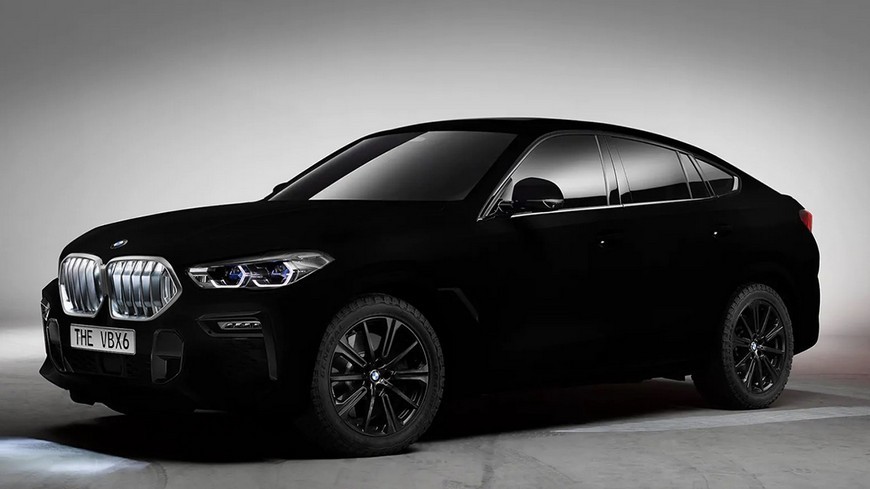 El color negro más oscuro del mundo en este BMW X6 Vantablack