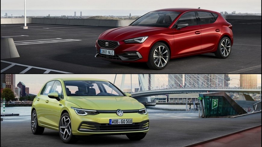Diferencias entre Seat León 2020 y Volkswagen Golf 2020 ¿Cuál preferís?