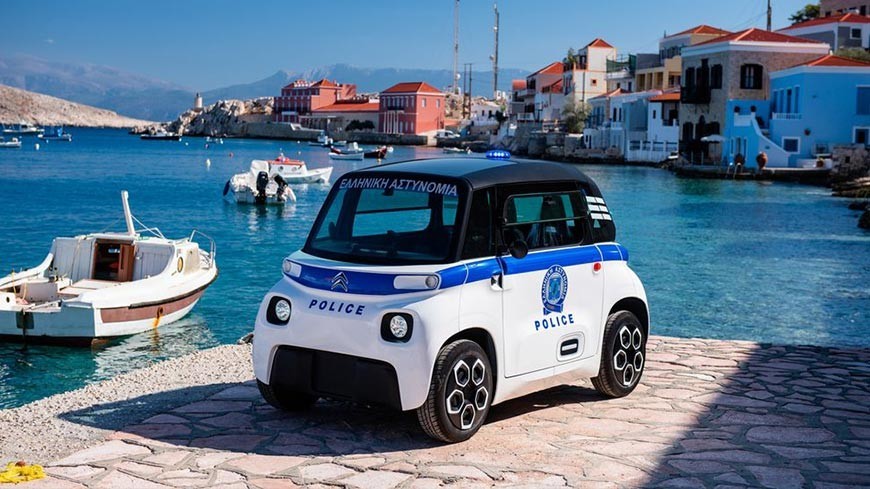 ¿Puede ser este Citroën Ami el coche de policía más gracioso del mundo?