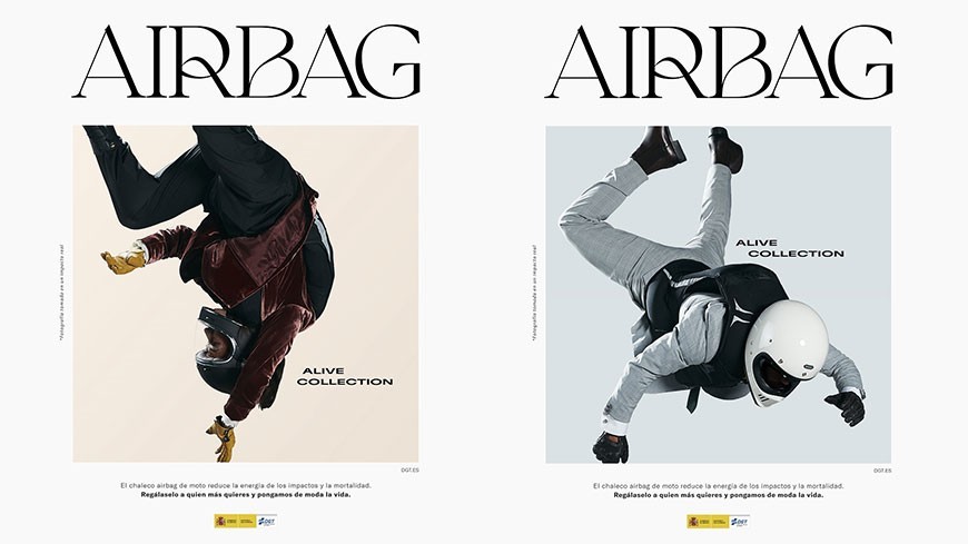 Así es la campaña de la DGT para poner de moda el airbag en las motos