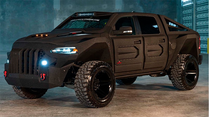 Apocalypse Super Truck, la locura que parece sacada de Mad Max basada en un pick-up Ram de 862 CV