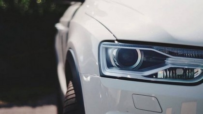Faros led de un automóvil