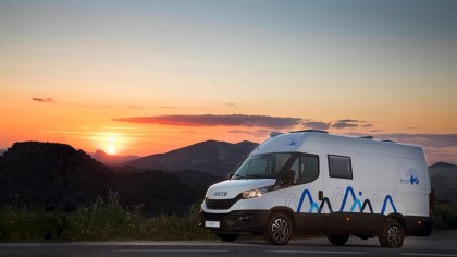 La IVECO Daily Camper tiene espacio para albergar toda una familia en viaje