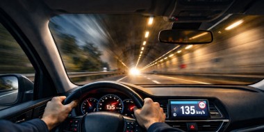 &iexcl;El efecto t&uacute;nel hace que tu cerebro subestime la velocidad en v&iacute;as amplias o t&uacute;neles. Con chequeos al veloc&iacute;metro y distancia, conduces mejor y seguro siempre!